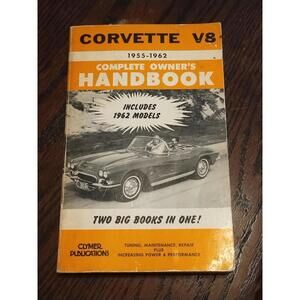 Vintage 1955-1962 Corvette V8 Complete Owner's‎ Handbook